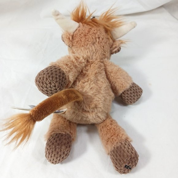 Scentsy Buddy Hamish the Highland Cow Brown Plush Vanilla Bean Scent Clip 8" - Picture 7 of 14